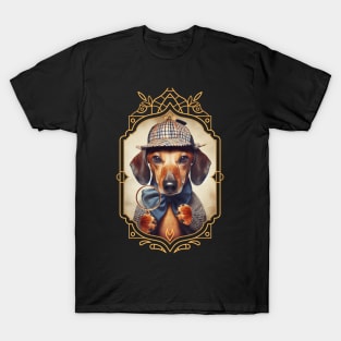 Dachshund Detective Sausage Dog T-Shirt